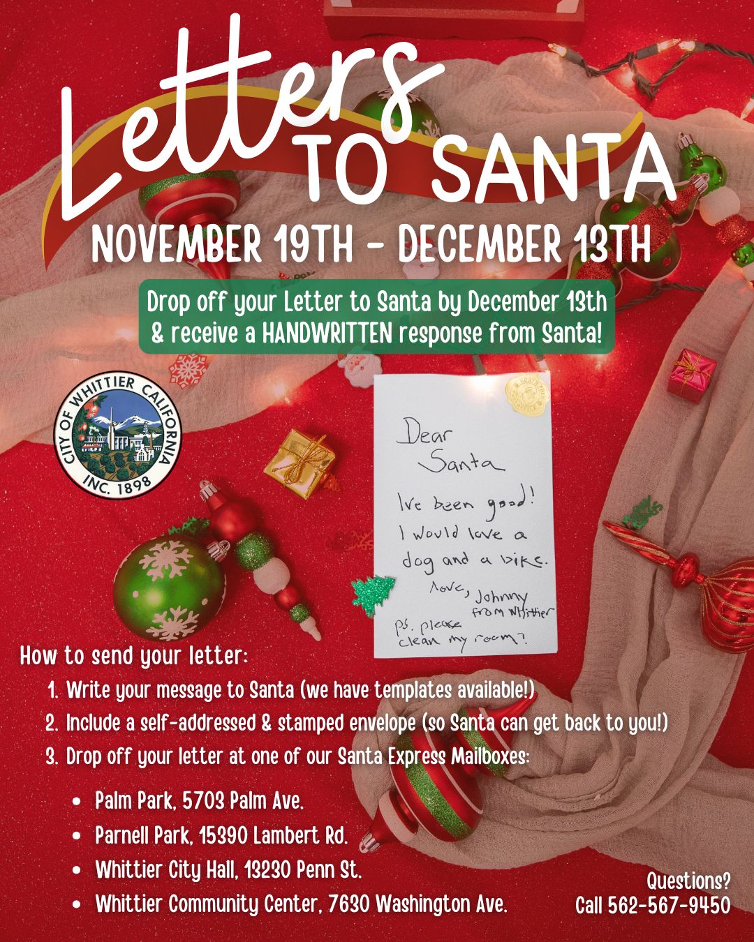 Letters Santa 2024