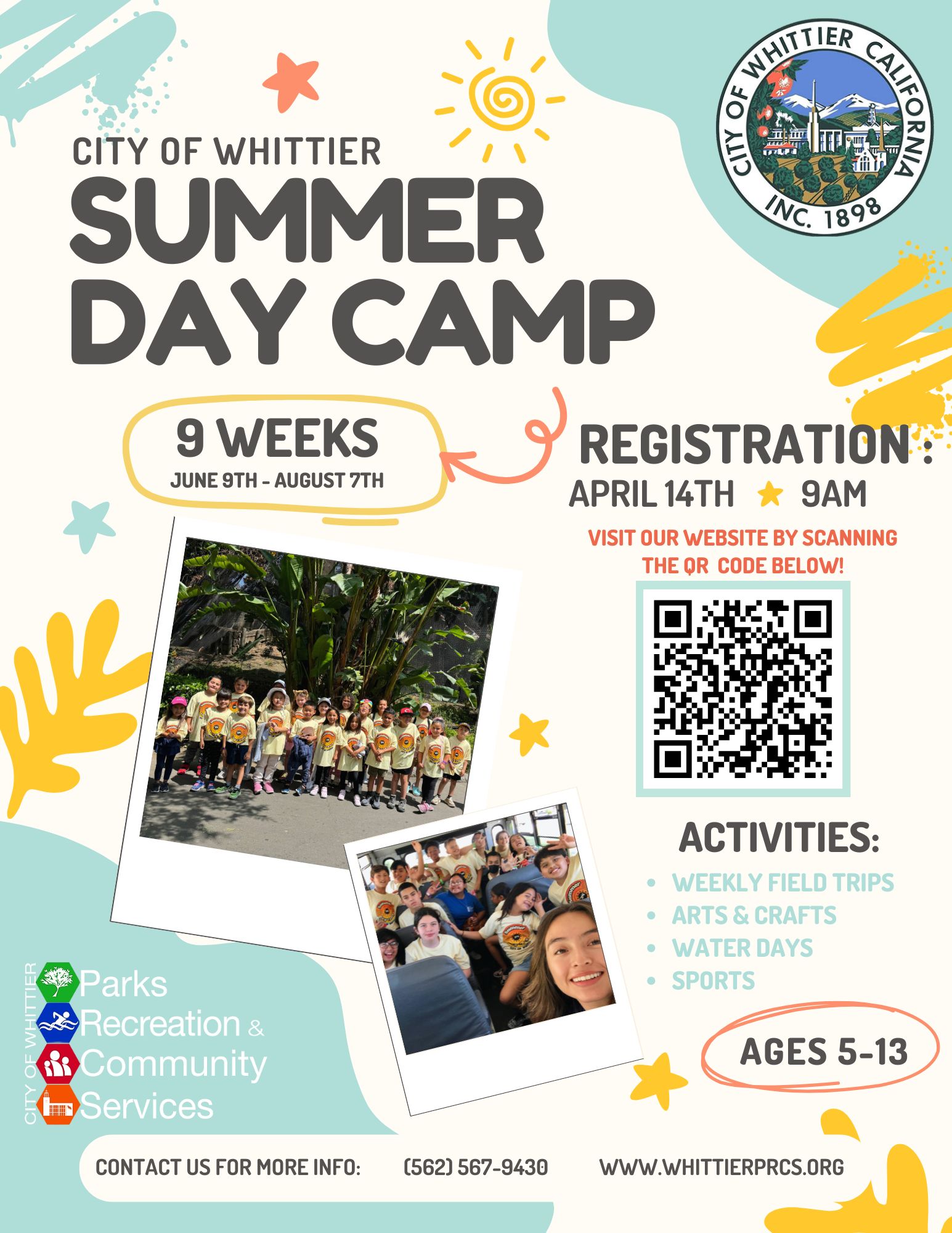 SUMMER DAY CAMP FLYER