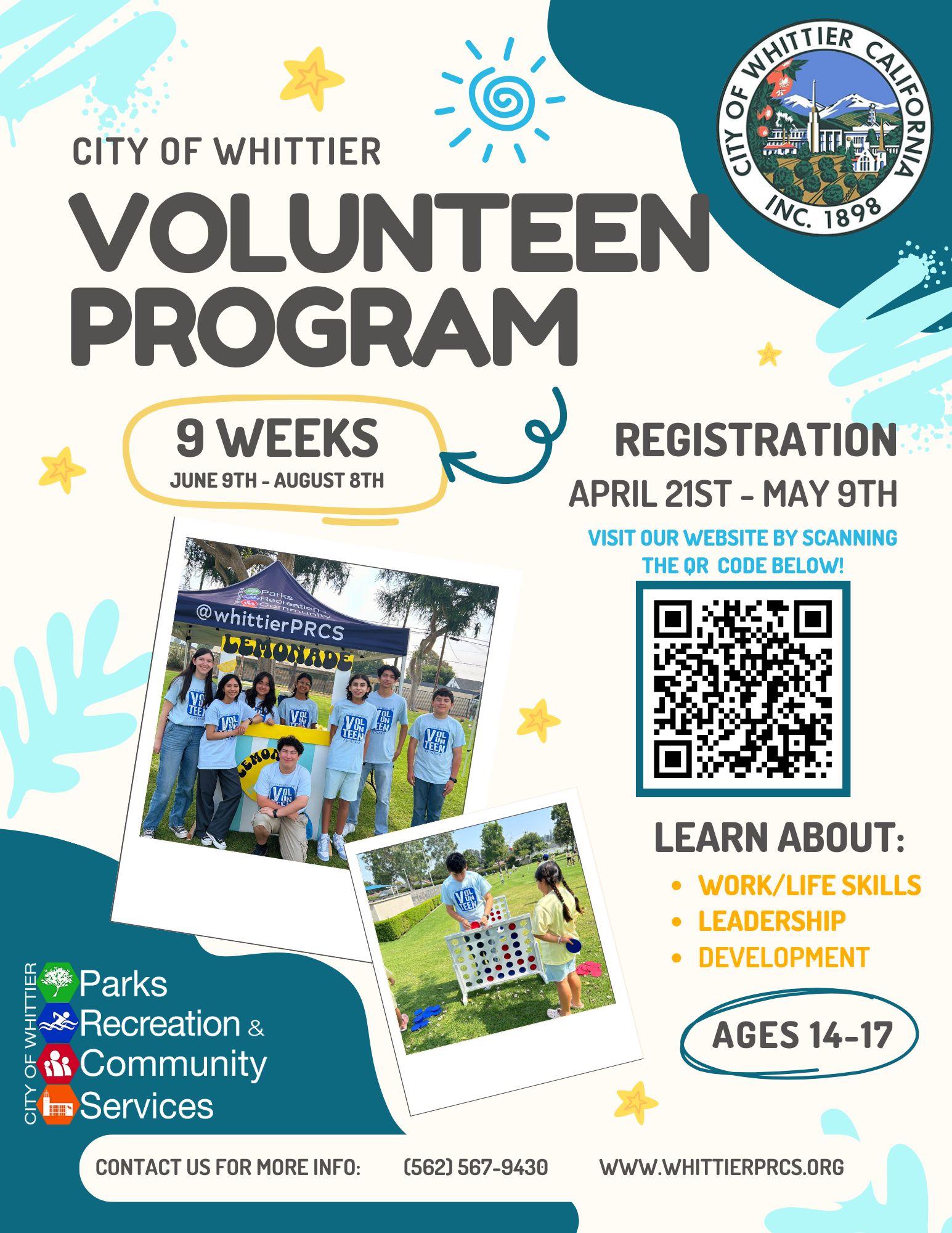 SUMMER VOLUNTEEN FLYER